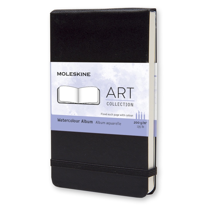 Watercolour Album Pocket Black in the group Paper & Pads / Artist Pads & Paper / Watercolour Pads at Pen Store (100377)