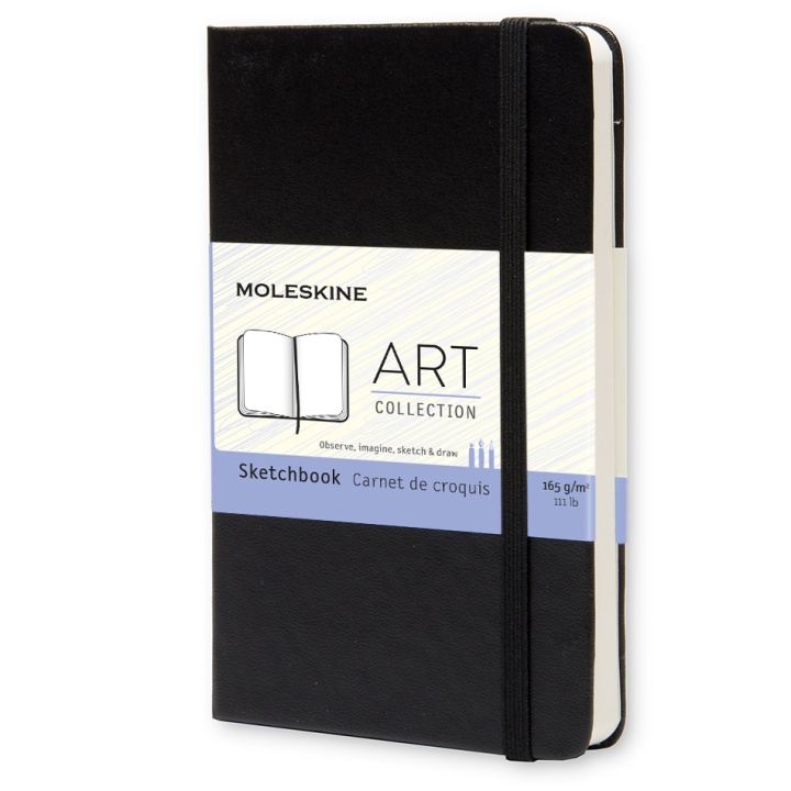 Sketchbook ART collection Notebook Pocket Black in the group Paper & Pads / Artist Pads & Paper / Sketchbooks at Pen Store (100381)