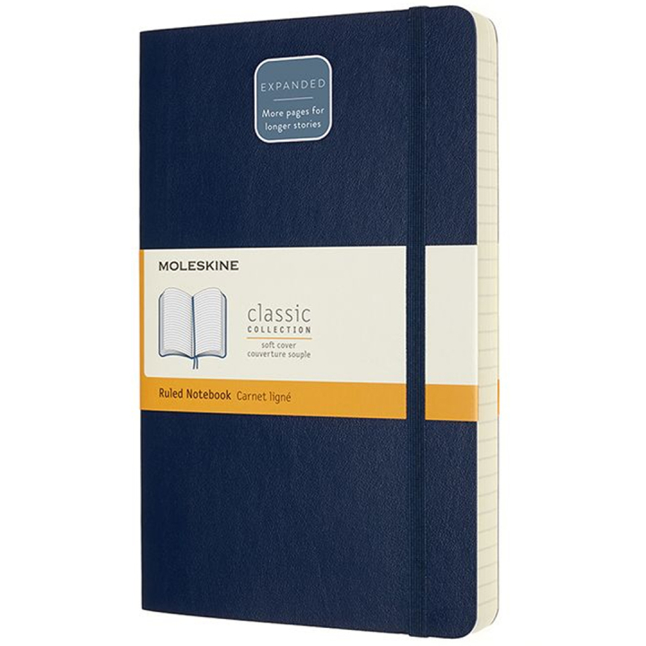 Classic Soft Cover Notebook Expanded Blue Ruled in the group Paper & Pads / Note & Memo / Notebooks & Journals at Pen Store (100436)