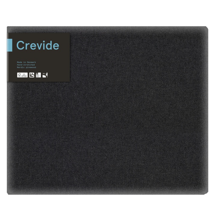 Canvas Black Cotton/Polyester 55x46 (F10) in the group Art Supplies / Studio / Artist Canvas / Acrylic canvas at Pen Store (100879)