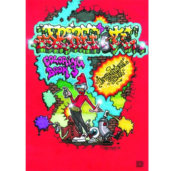 Graffiti Colouring Book 3 - International Styles in the group Hobby & Creativity / Books / Adult Colouring Books at Pen Store (101372)