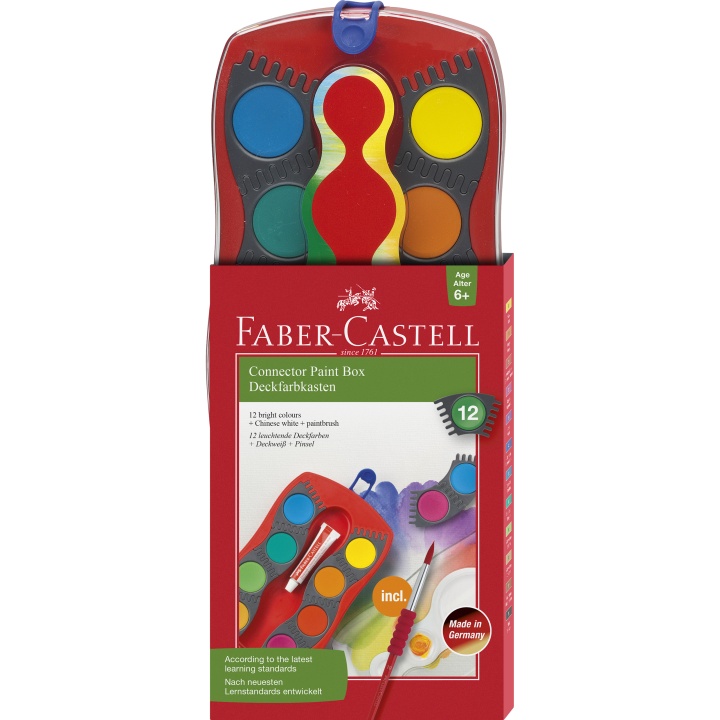 Connector Watercolours 12-set in the group Kids / Kids' Paint & Crafts / Kids' Watercolour Paint at Pen Store (101405)