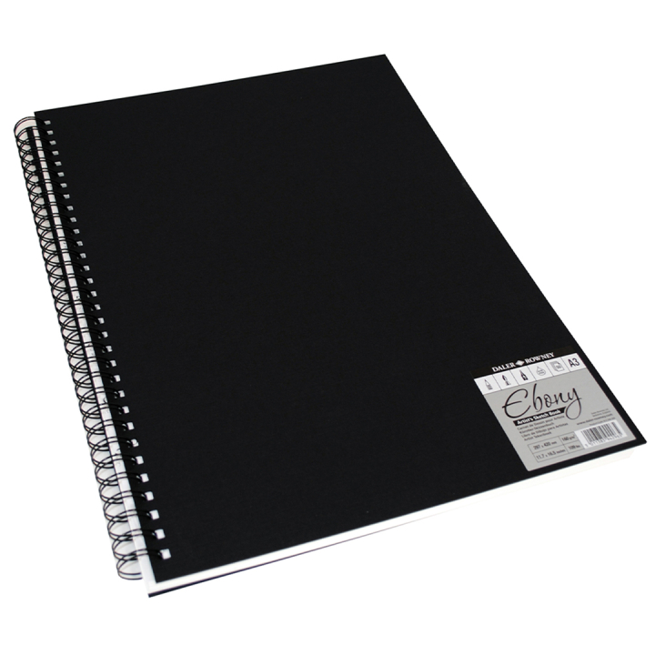 Ebony Artist's Sketch Book A3 in the group Paper & Pads / Artist Pads & Paper / Sketchbooks at Pen Store (101469)