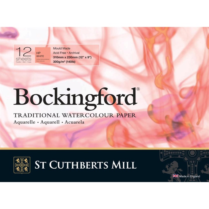 Bockingford Watercolour paper HP 300g 31x23cm in the group Paper & Pads / Artist Pads & Paper / Watercolour Pads at Pen Store (101491)