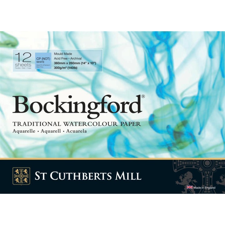 Bockingford Watercolour paper CP/NOT 300g 36x26cm in the group Paper & Pads / Artist Pads & Paper / Watercolour Pads at Pen Store (101497)