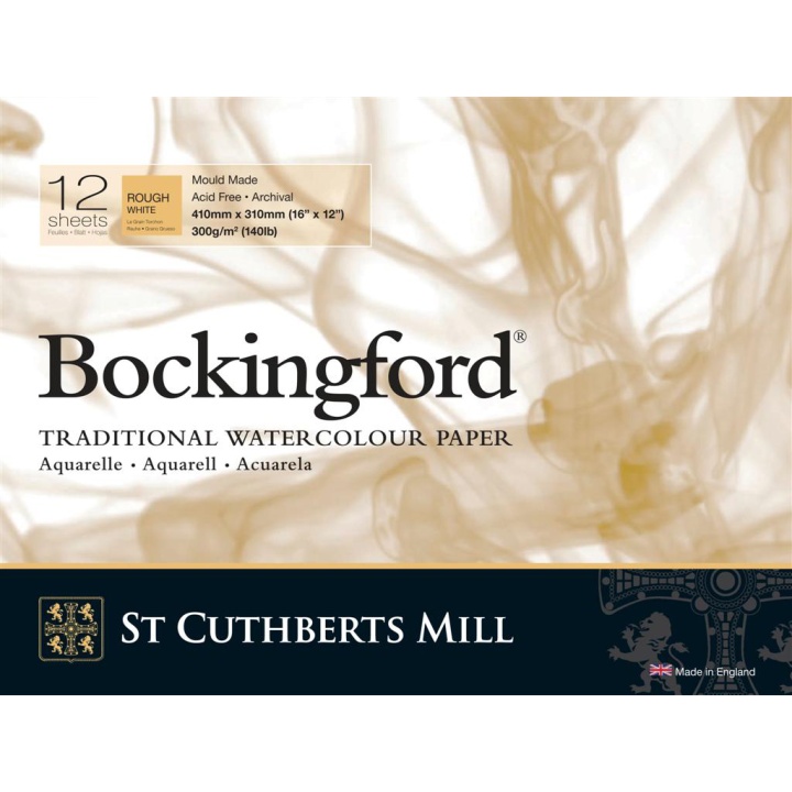 Bockingford Watercolour paper Rough 300g 41x31cm in the group Paper & Pads / Artist Pads & Paper / Watercolour Pads at Pen Store (101503)