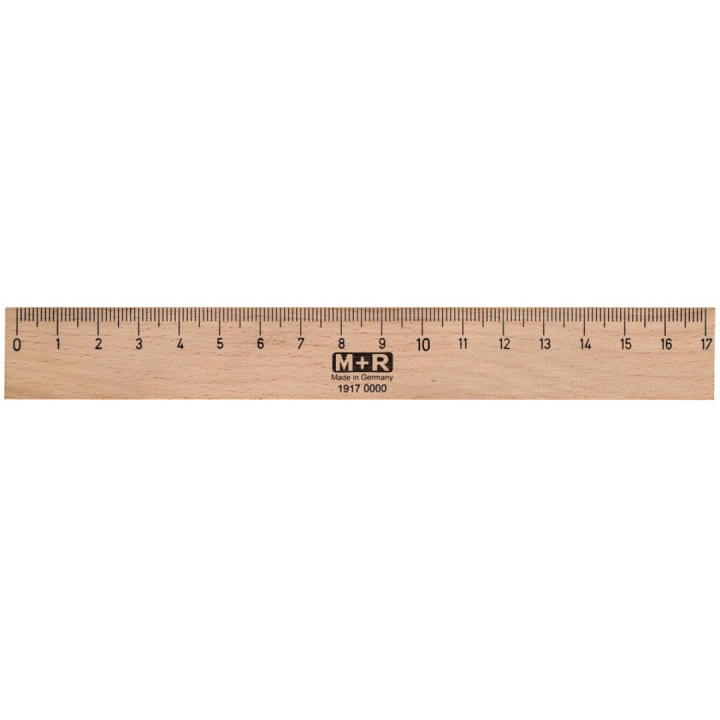 Wooden Ruler 17 cm in the group Hobby & Creativity / Hobby Accessories / Rulers / Wooden ruler at Pen Store (102246)