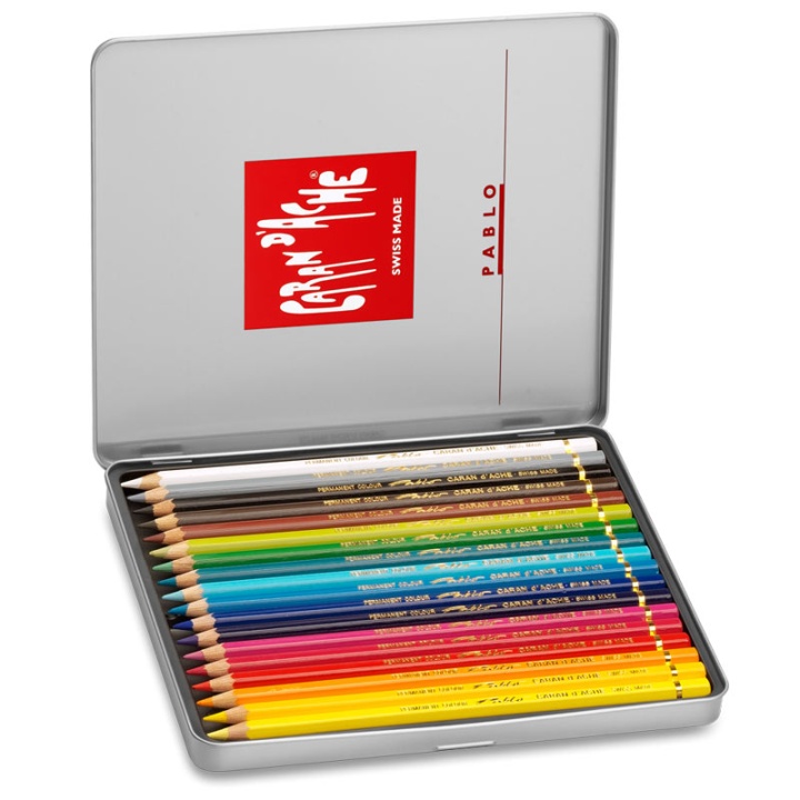 Colouring pencils Pablo 18-set in the group Pens / Artist Pens / Coloured Pencils at Pen Store (105021)