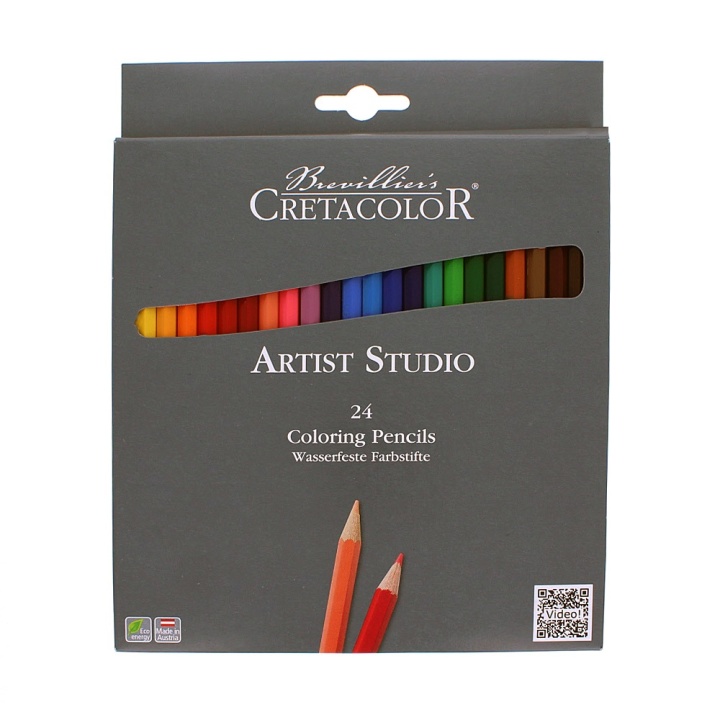 Artist Studio Colouring pencils 24-pack in the group Pens / Artist Pens / Coloured Pencils at Pen Store (105030)