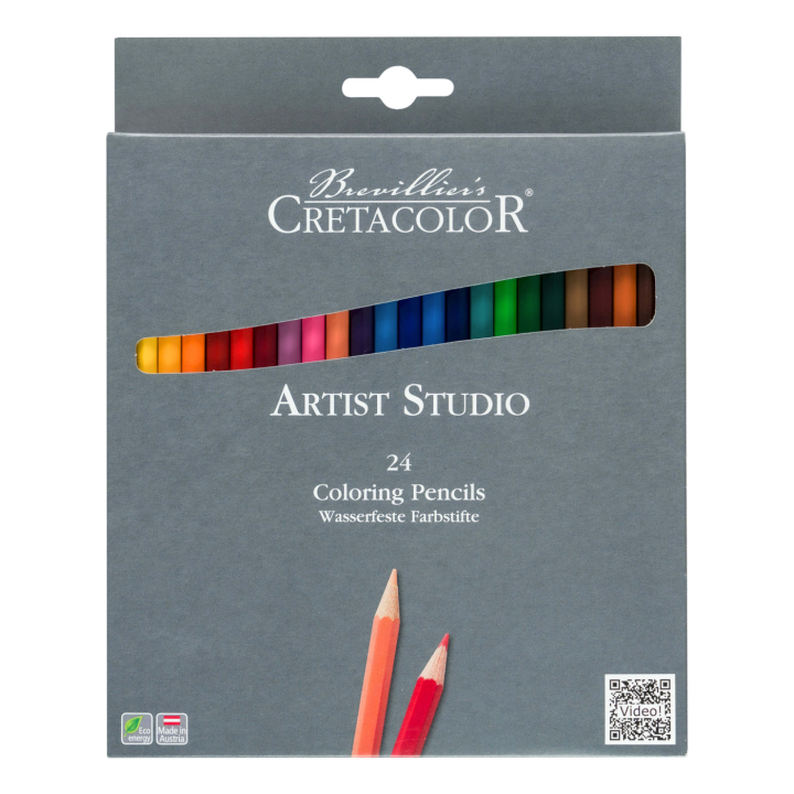 Artist Studio Colouring pencils 24-pack in the group Pens / Artist Pens / Coloured Pencils at Pen Store (105030)