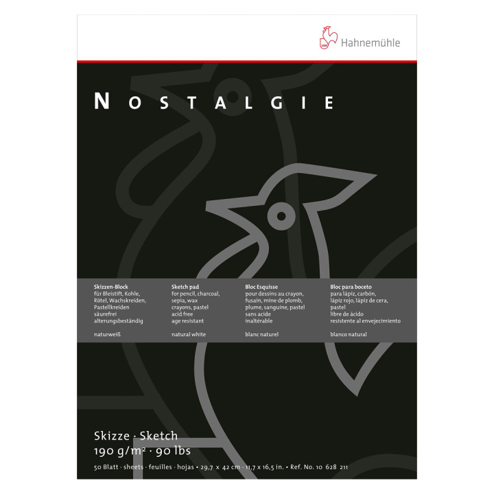 Nostalgie Sketch pad A5 in the group Paper & Pads / Artist Pads & Paper / Drawing & Sketch Pads at Pen Store (105164)