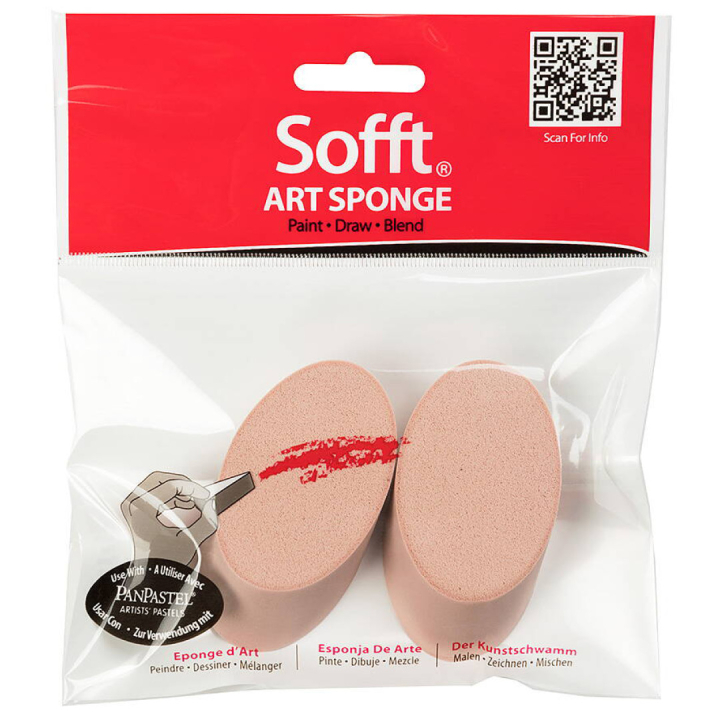 Sofft Art Sponge Round Angle Slice in the group Art Supplies / Art Accessories / Rollers & Sponges at Pen Store (106075)