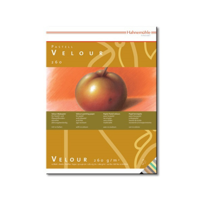 Pastell Velour Paper A4 Coloured in the group Paper & Pads / Artist Pads & Paper / Pastel Pads at Pen Store (106111)