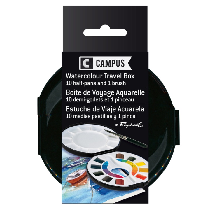 Campus Watercolour Travel Box in the group Art Supplies / Artist colours / Watercolour Paint at Pen Store (106245)