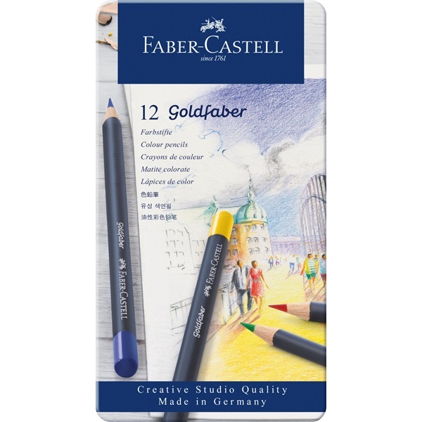 Goldfaber Colour Pencil 12-set in the group Pens / Artist Pens / Coloured Pencils at Pen Store (106635)