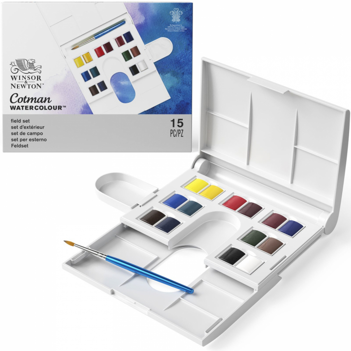 Water Colours Cotman Compact Box in the group Art Supplies / Artist colours / Watercolour Paint at Pen Store (107239)