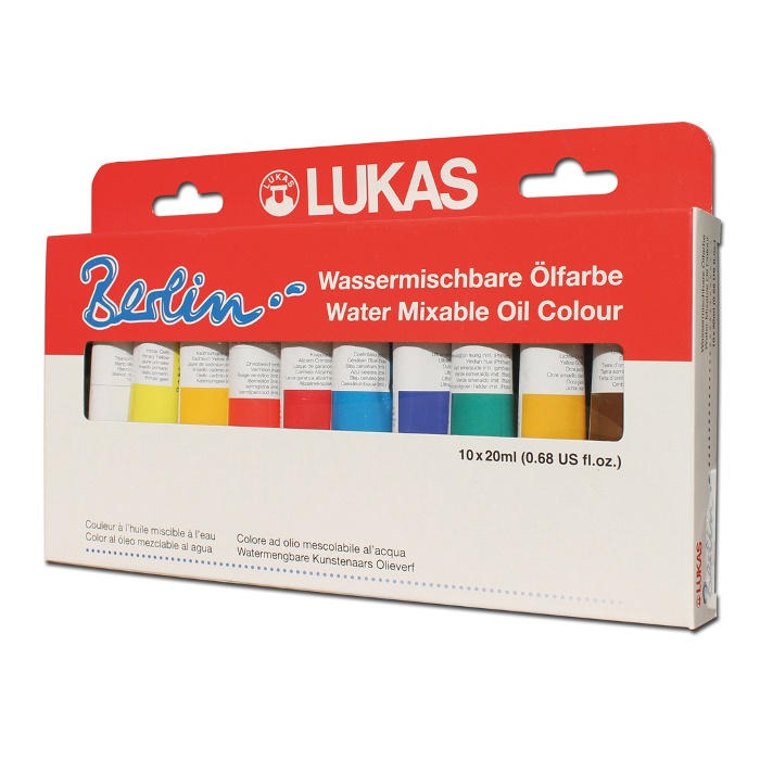Berlin Water Mixerable Oil Colour Selection 20 ml 10-set in the group Art Supplies / Artist colours / Oil Paint at Pen Store (107248)