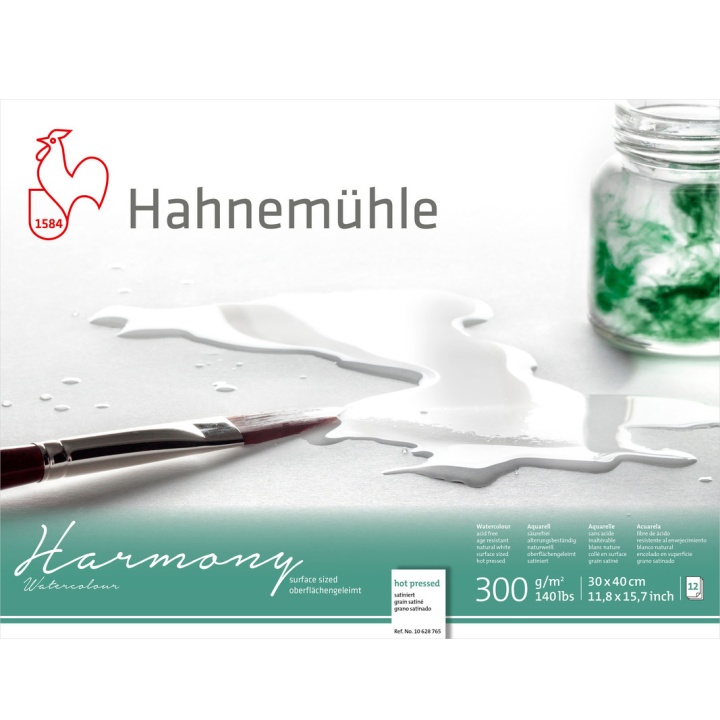 Watercolour Paper Harmony 300g HP 30×40cm in the group Paper & Pads / Artist Pads & Paper / Watercolour Pads at Pen Store (108751)