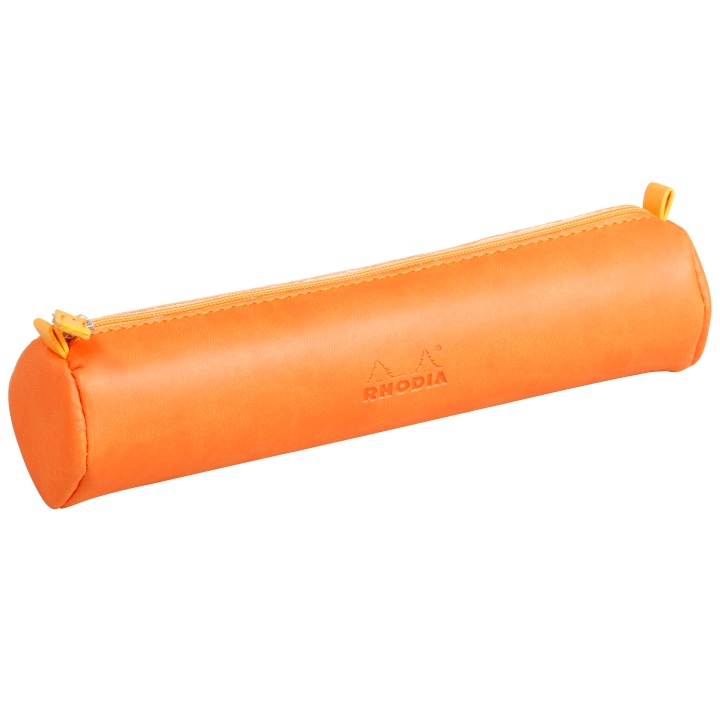Rhodiarama Round Pencil Case Chocolate in the group Pens / Pen Accessories / Pencil Cases at Pen Store (110375)