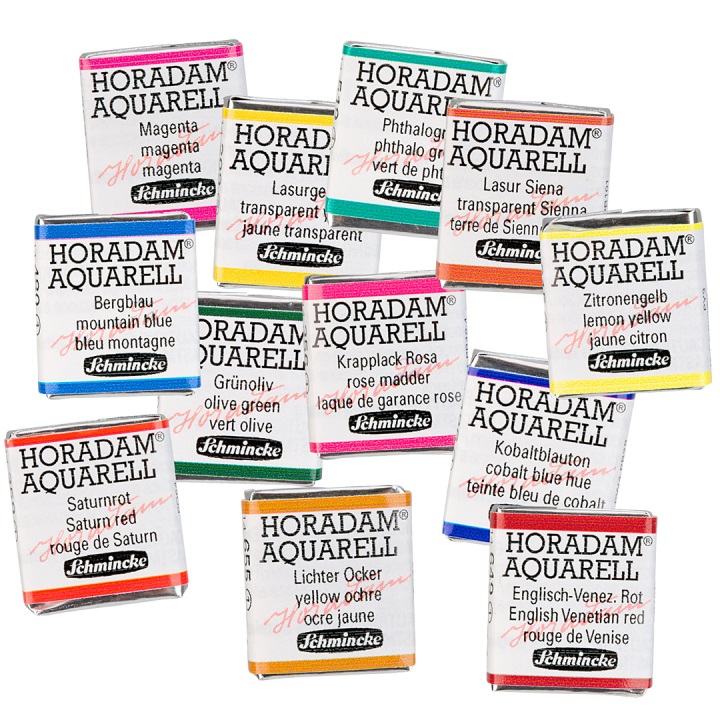 Horadam Aquarell Half-pan (Price group 2) in the group Art Supplies / Artist colours / Watercolour Paint at Pen Store (110487_r)