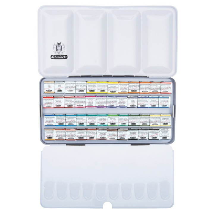 Horadam Aquarell Metal 48-set in the group Art Supplies / Artist colours / Watercolour Paint / Watercolour pans at Pen Store (110730)