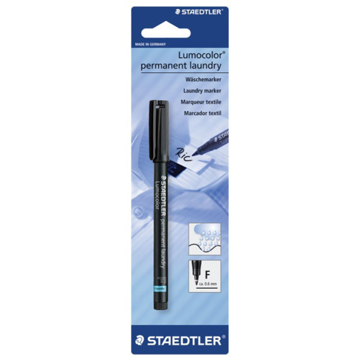 Lumocolour permanent laundry F (0.6 mm) in the group Hobby & Creativity / Paint / Fabric Markers and Dye at Pen Store (110979)