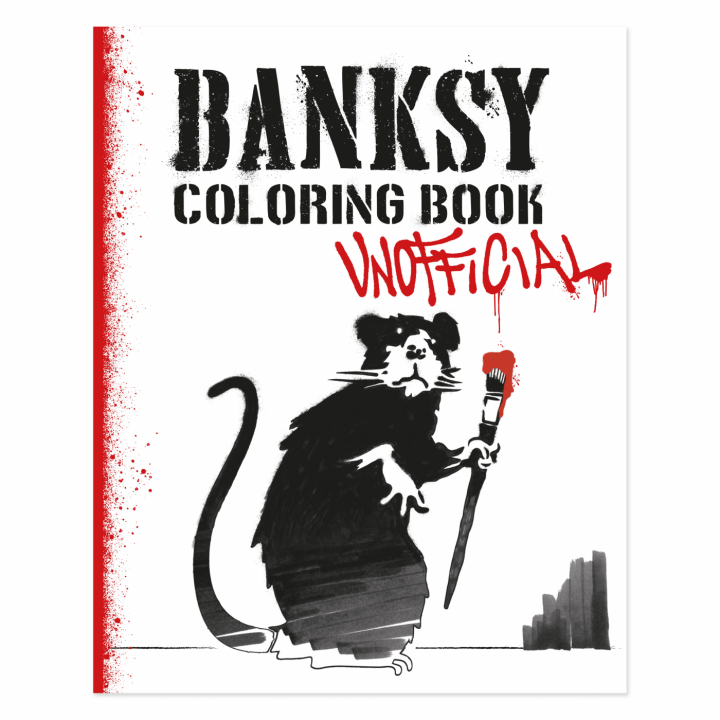 Banksy Colouring Book in the group Hobby & Creativity / Books / Adult Colouring Books at Pen Store (111783)