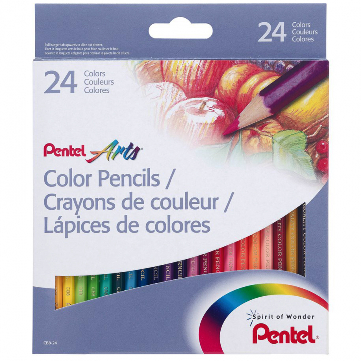Colouring Pencils - Set of 24 in the group Pens / Artist Pens / Coloured Pencils at Pen Store (112560)
