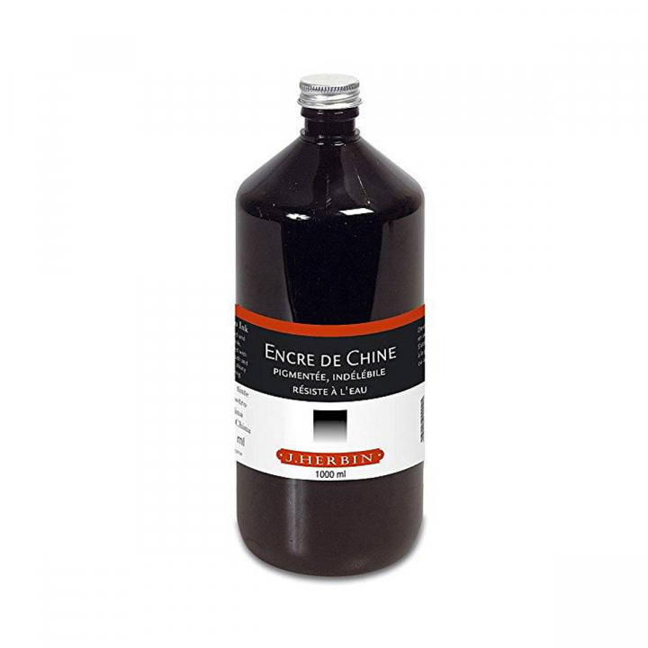 Indian ink 1000 ml Black in the group Art Supplies / Artist colours / Ink at Pen Store (125158)