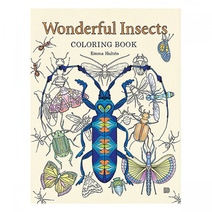 Wonderful Insects in the group Hobby & Creativity / Books / Adult Colouring Books at Pen Store (125501)