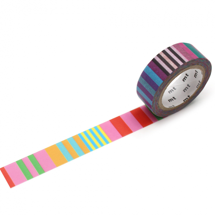 Washi-tape Candy Stripe in the group Hobby & Creativity / Hobby Accessories / Washi Tape at Pen Store (126353)