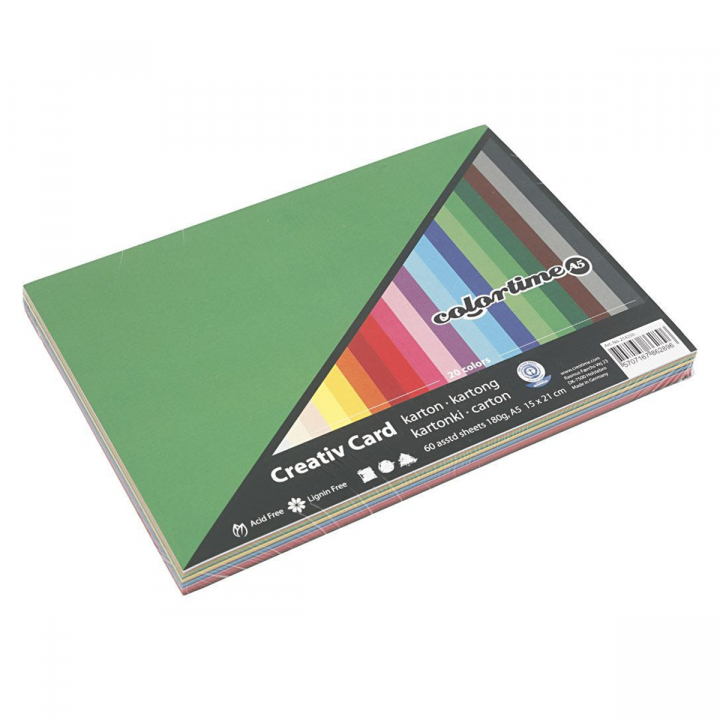 Coloured paper basic A5 180 g in the group Hobby & Creativity / Create / Crafts & DIY at Pen Store (126471)