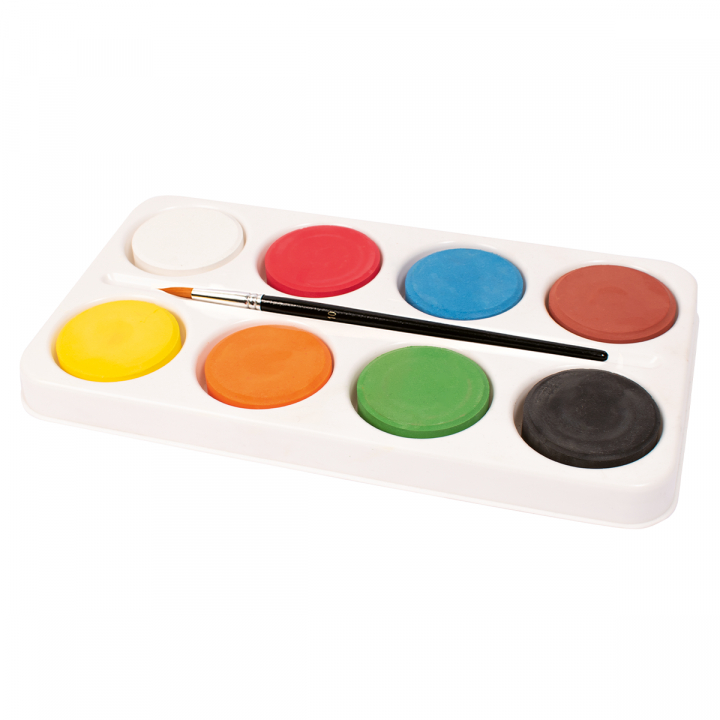 Paint pucks 8-set in the group Kids / Kids' Paint & Crafts / Kids' Watercolour Paint at Pen Store (126822)