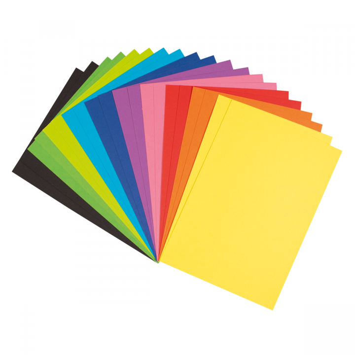 Coloured paper A4 20 pcs in the group Kids / Fun and learning / Paper & Drawing Pad for Kids at Pen Store (126844)