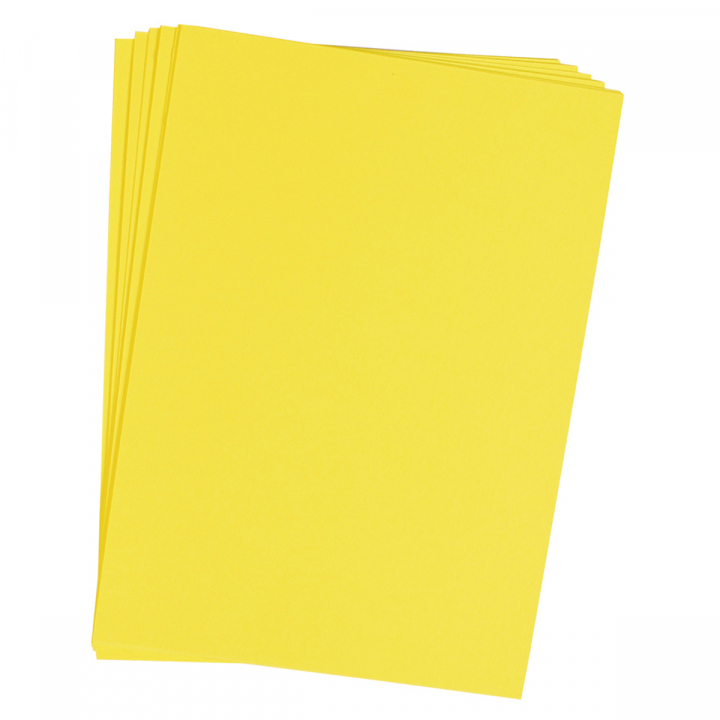 Paper lemon yellow 25 pcs 180 g in the group Paper & Pads / Artist Pads & Paper / Coloured Papers at Pen Store (126886)