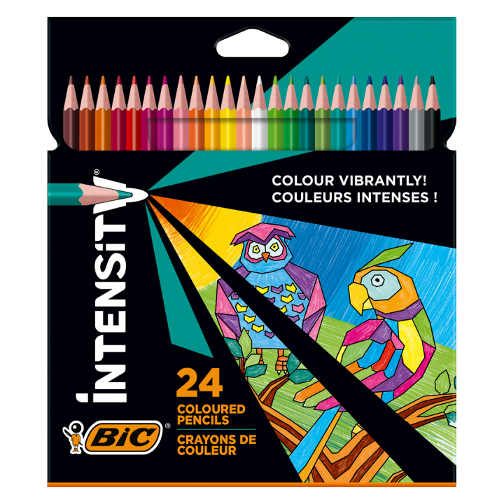 Intensity Colouring pencils 24-pack in the group Pens / Artist Pens / Coloured Pencils at Pen Store (126947)