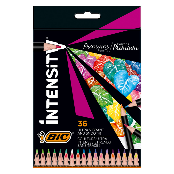 Intensity Premium Colouring pencils 36-pack in the group Pens / Artist Pens / Coloured Pencils at Pen Store (126949)