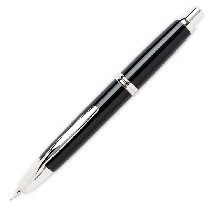 Capless Fountain Pen Black/Rhodium Broad in the group Pens / Fine Writing / Fountain Pens at Pen Store (127728)