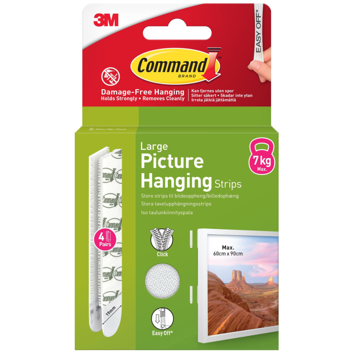 Command Hanging Strips Large in the group Hobby & Creativity / Organize / Frames / Picture hanging at Pen Store (127889)