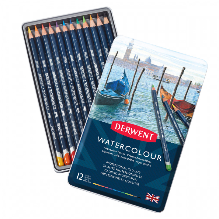 Watercolour Watercolour Pencils Set of 12 in the group Pens / Artist Pens / Watercolour Pencils at Pen Store (128173)