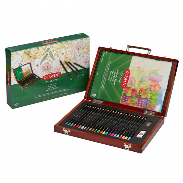 Academy Gift Set Coloured Pencils 27 pieces in the group Pens / Artist Pens / Coloured Pencils at Pen Store (128188)