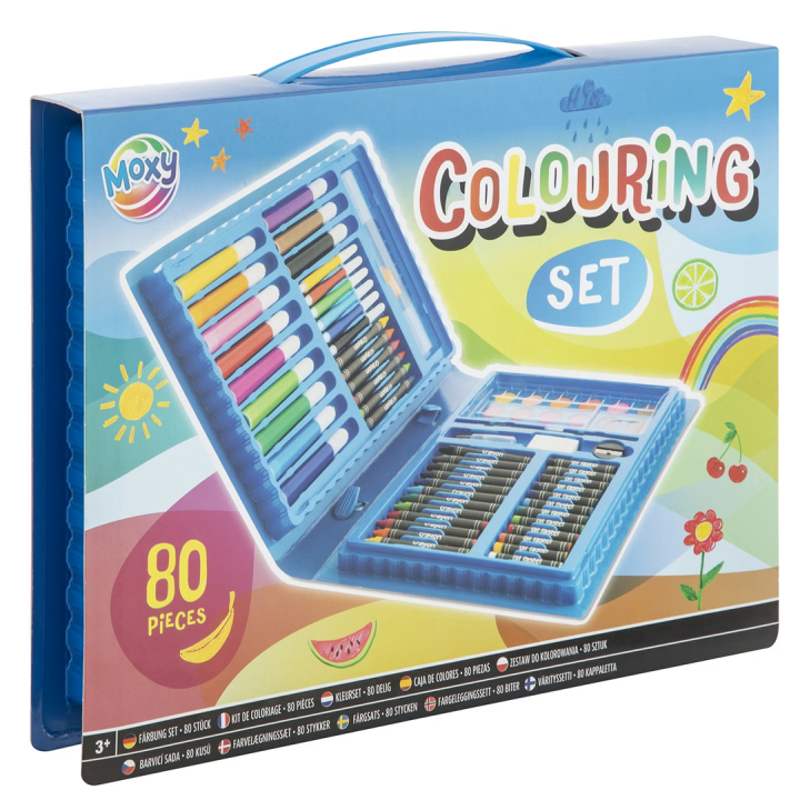 Colouring Set 80 pcs in the group Kids / Fun and learning / Craft boxes at Pen Store (128499)