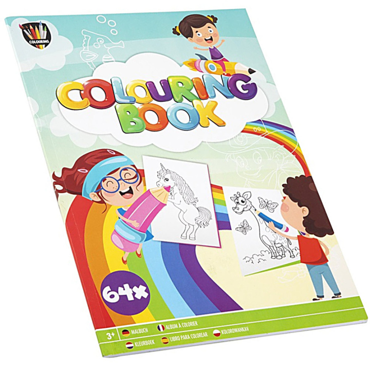Colouring Book A4 in the group Kids / Fun and learning / Activity & Colouring Books / Coloring Books at Pen Store (128515)
