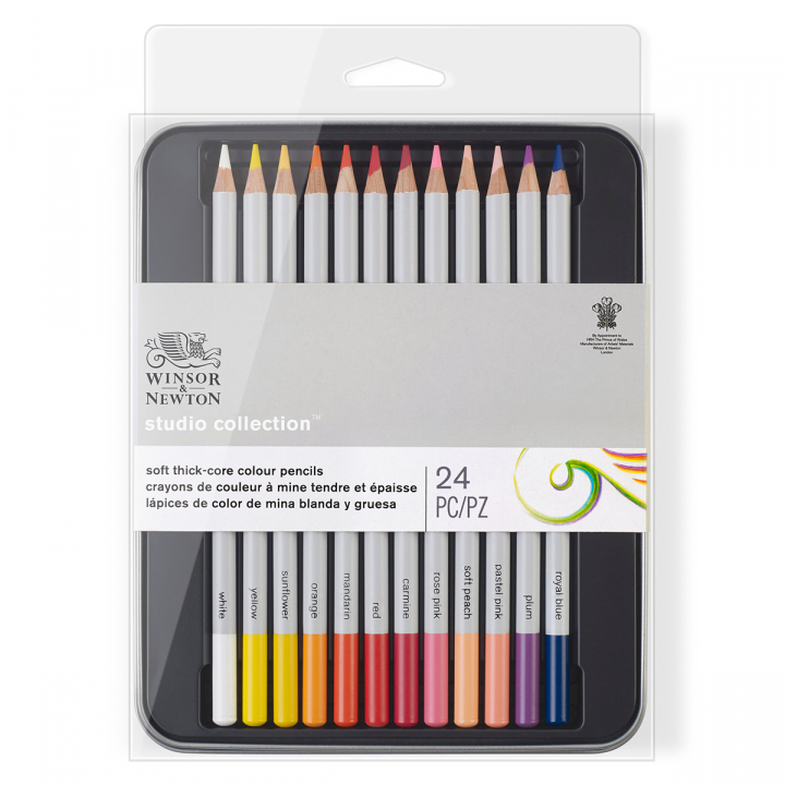 Studio Collection Colour Pencils Set of 24 in the group Pens / Artist Pens / Coloured Pencils at Pen Store (128765)