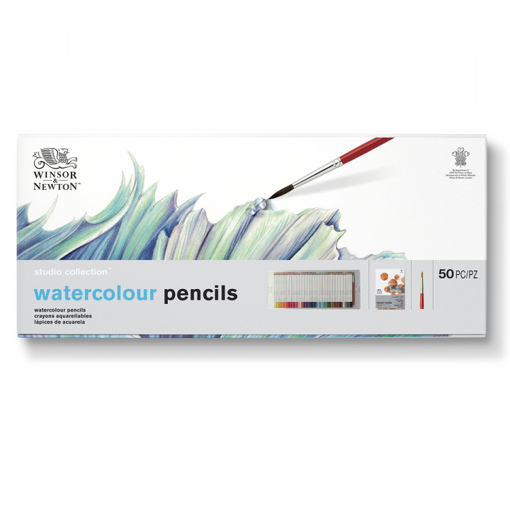 Studio Collection Watercolour Pencils Box Set of 50 in the group Pens / Artist Pens / Watercolour Pencils at Pen Store (128773)