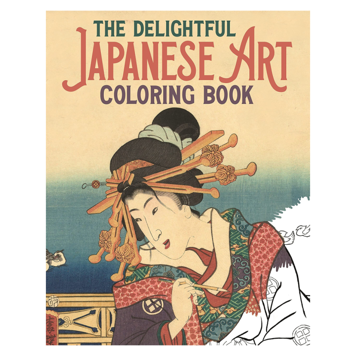 The Delightful Japanese Art Colouring Book in the group Hobby & Creativity / Books / Adult Colouring Books at Pen Store (129242)