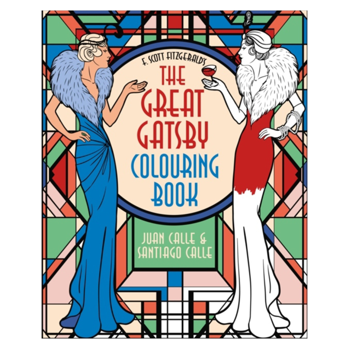Great Gatsby Colouring Book in the group Hobby & Creativity / Books / Adult Colouring Books at Pen Store (129245)
