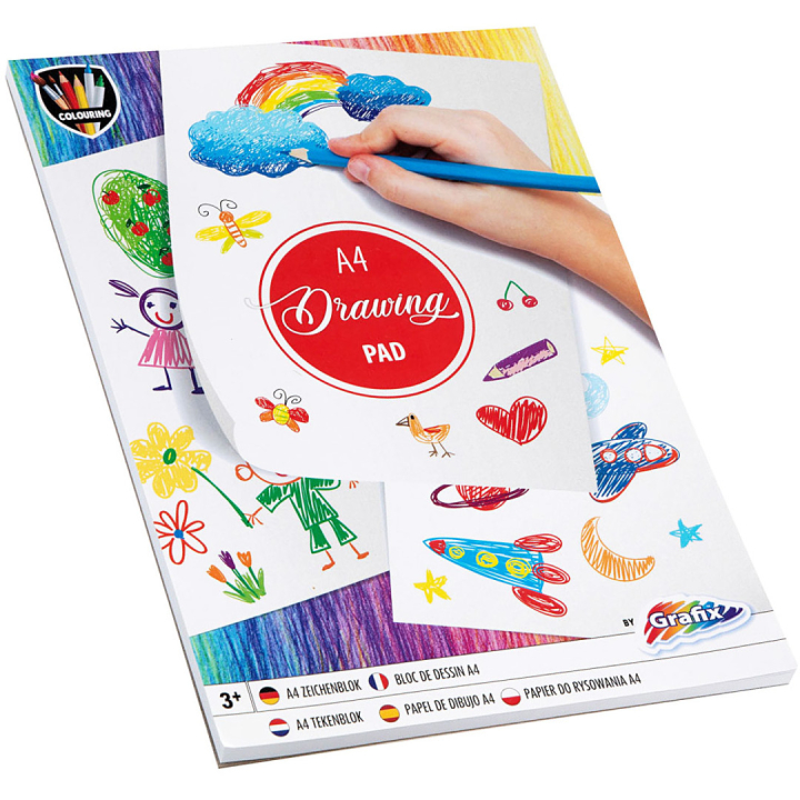 Drawing Pad Kids A4 72 sheets in the group Kids / Fun and learning / Paper & Drawing Pad for Kids / Drawing paper for children  at Pen Store (129333)