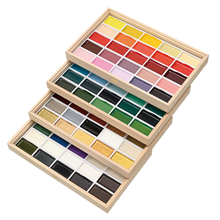 Gansai Tambi Aquarelle Set of 100 in the group Art Supplies / Artist colours / Watercolour Paint at Pen Store (129541)