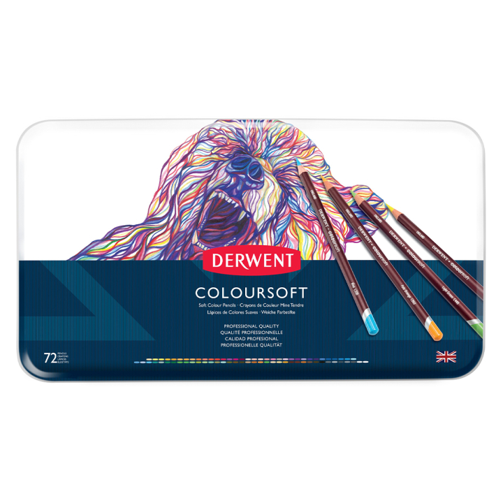 Coloursoft Colouring pencils Set of 72 in the group Pens / Artist Pens / Coloured Pencils at Pen Store (129555)